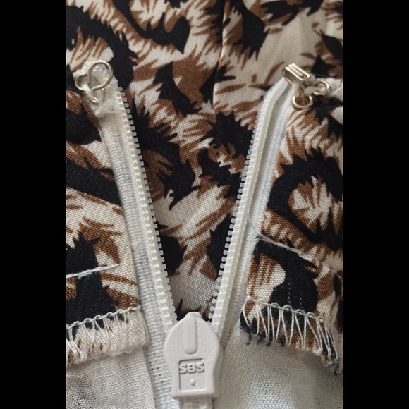 NWT Rumor Boutique Animal Print Fit & Flare Mini Skirt - Picture 4 of 6